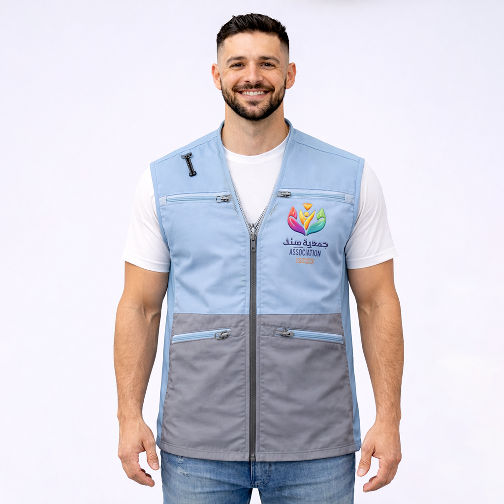 Gilet de Travail VECTOR Multi-poche pour les Professionnels – Style et Praticité – Gilet Personnalisé avec Logo (4) (Copie)