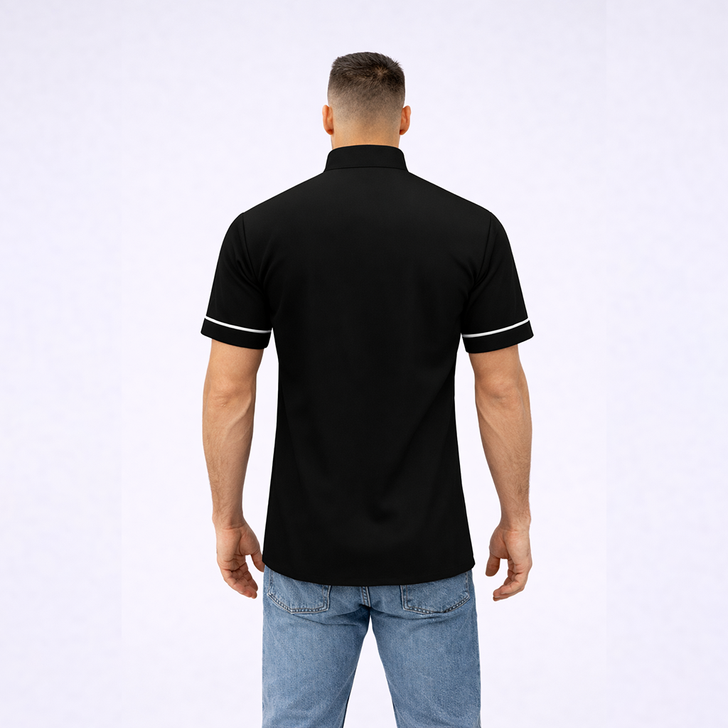 Veste de Cuisine avec Boutons et Billet Design