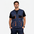 Gilet de Travail VECTOR Multi-poche pour les Professionnels – Style et Praticité – Gilet Personnalisé avec Logo