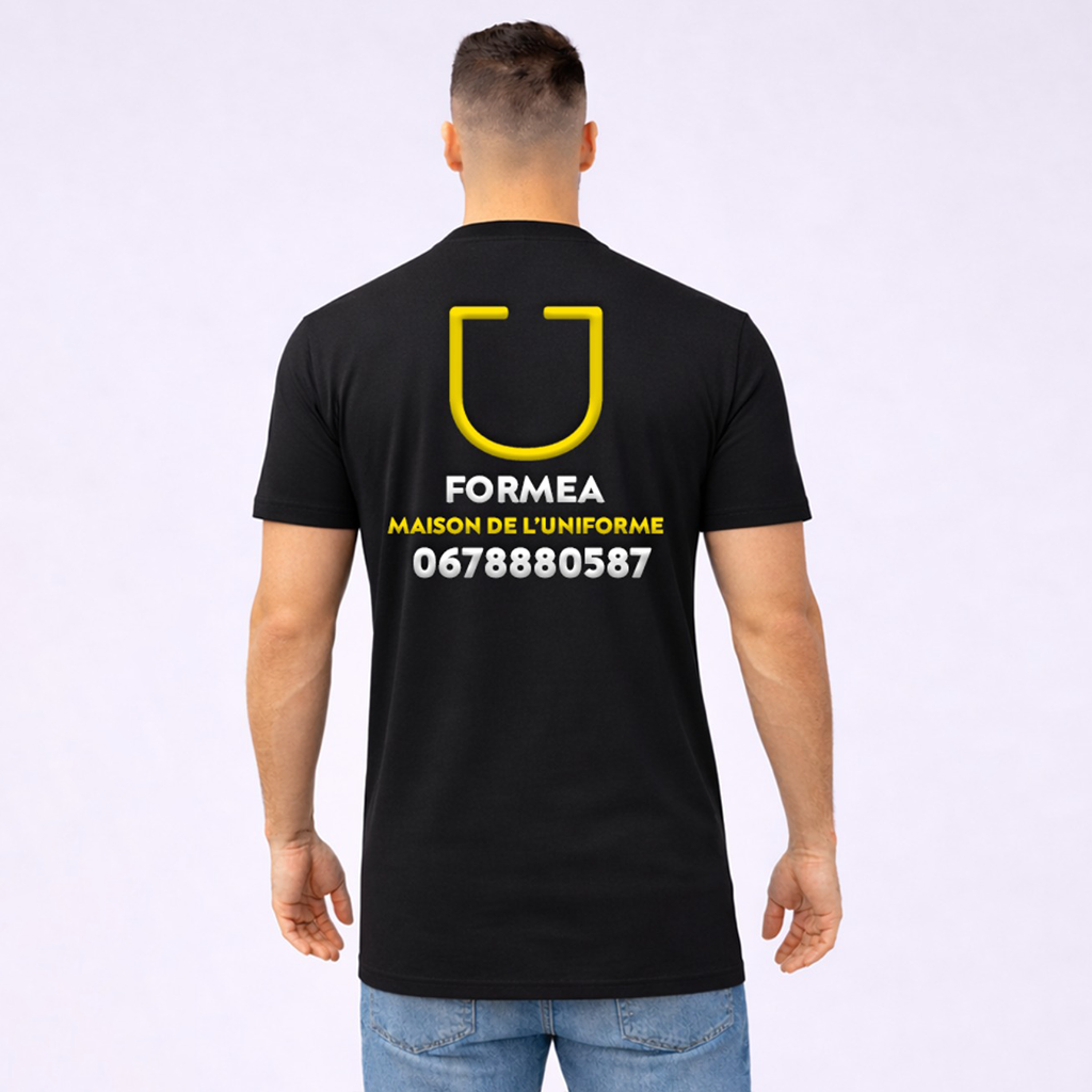 T-shirt Professionnel VECTOR avec Logo – Design Moderne