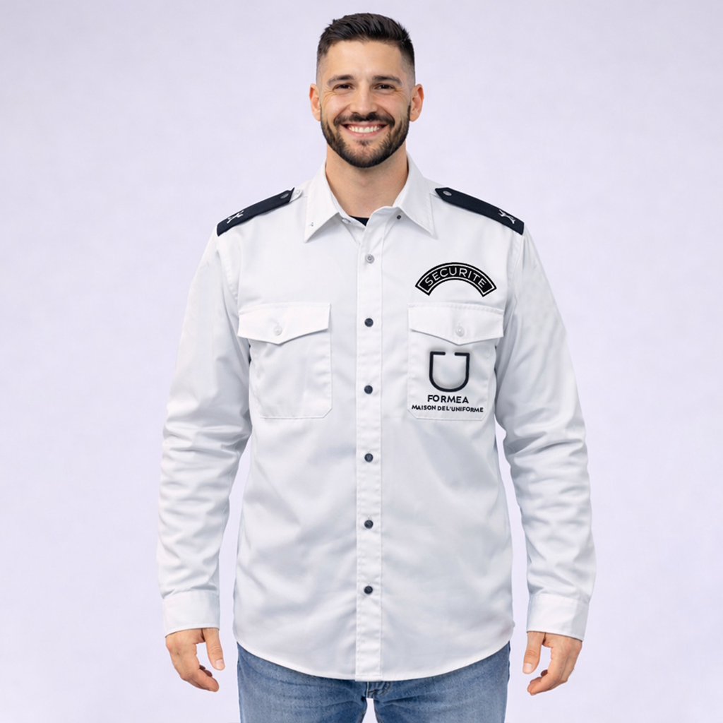 Chemise de Sécurité VECTOR – Élégance et Protection Professionnelle